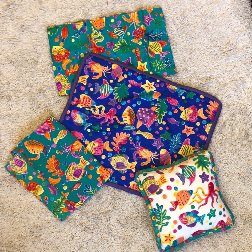 Adorable assortment of ocean themed kids bedding